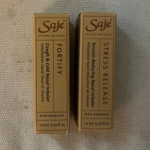 BNWT - saje nasal inhalers